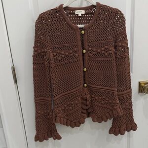 Lagence Crochet Cardigan